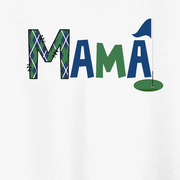 Mama Of The Birthday Boy Hole In One Golf Sport Matching Toddler T-Shirt