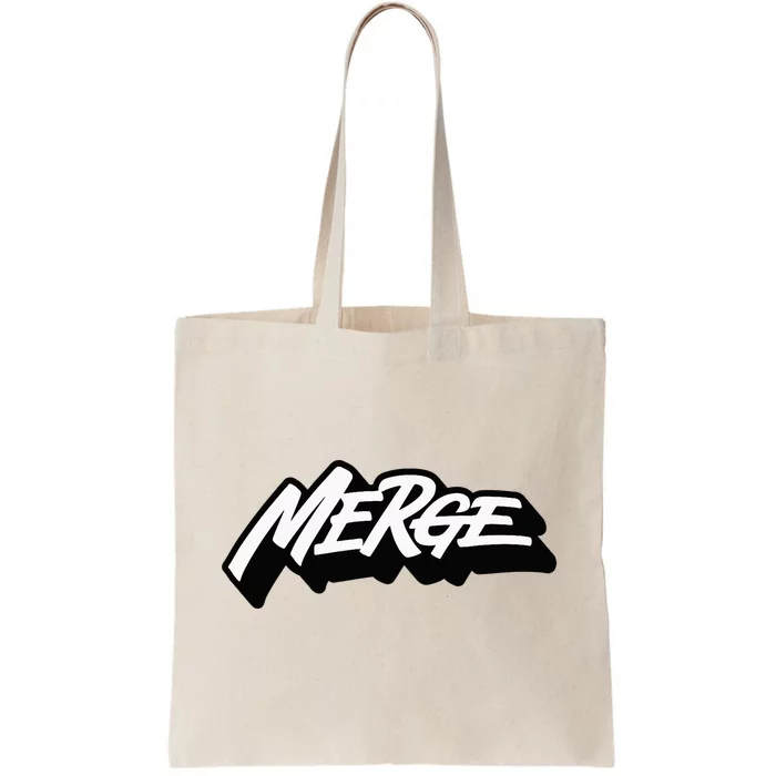 Merge On the Concrete Tote Bag