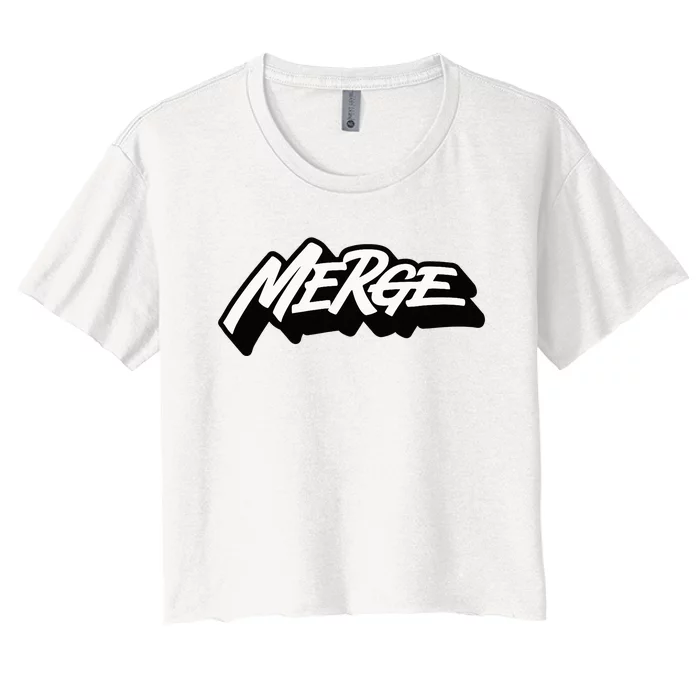 Merge On the Concrete Women's Crop Top Tee