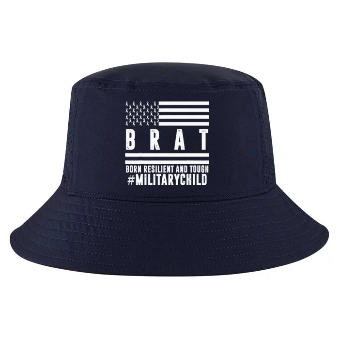 Month Of The Military Child BRAT Born Resilient And Tough Cool Comfort Performance Bucket Hat