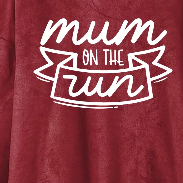 Mum On The Run Hooded Wearable Blanket