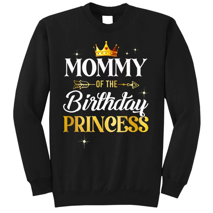 Mommy Of The Birthday Princess Girl Party Matching Family Sweatshirt