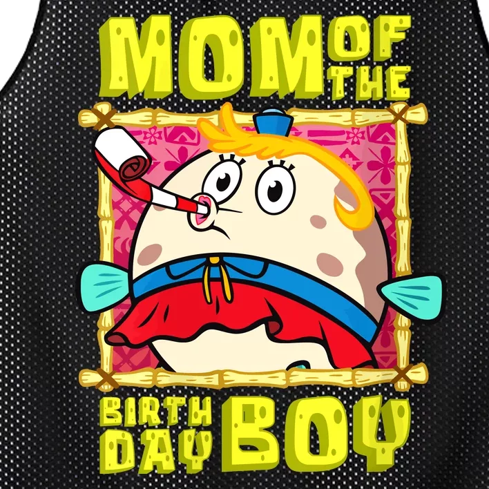 Mom Of The Birthday Boy Mother Gift Match Movies Mesh Reversible Basketball Jersey Tank