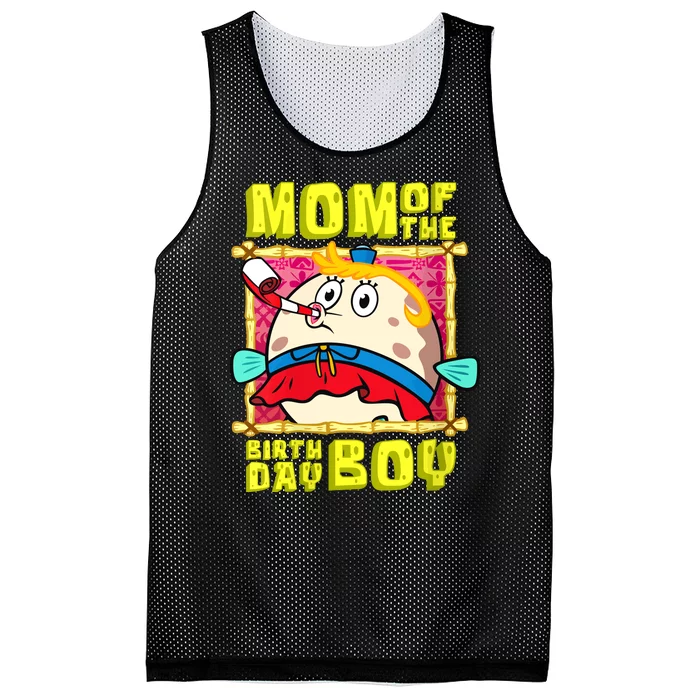 Mom Of The Birthday Boy Mother Gift Match Movies Mesh Reversible Basketball Jersey Tank