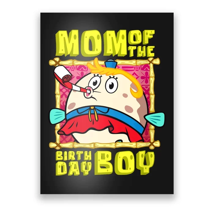 Mom Of The Birthday Boy Mother Gift Match Movies Poster