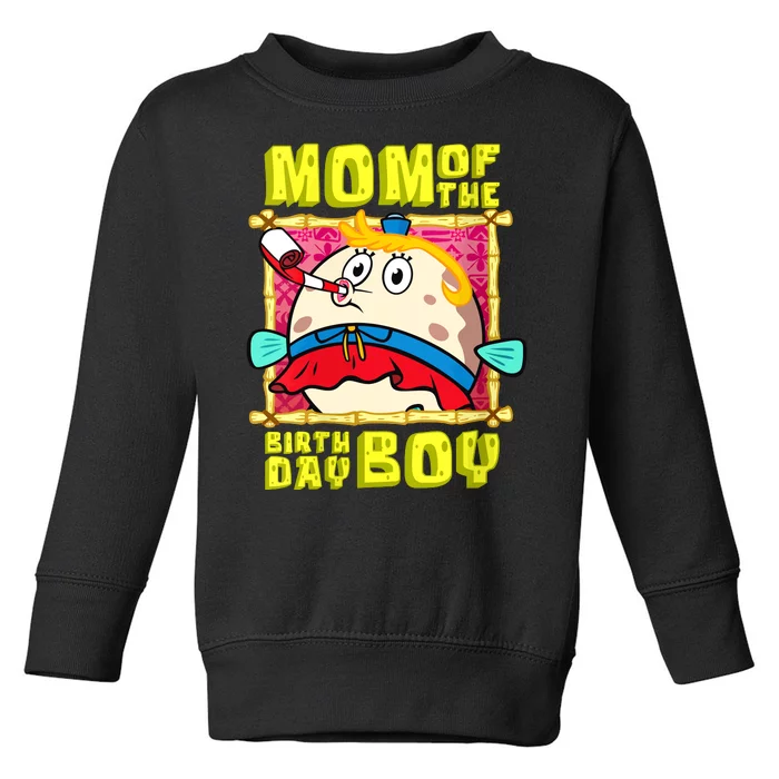 Mom Of The Birthday Boy Mother Gift Match Movies Toddler Sweatshirt