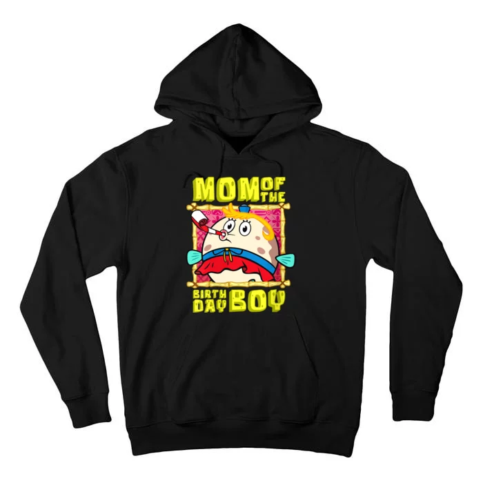 Mom Of The Birthday Boy Mother Gift Match Movies Tall Hoodie