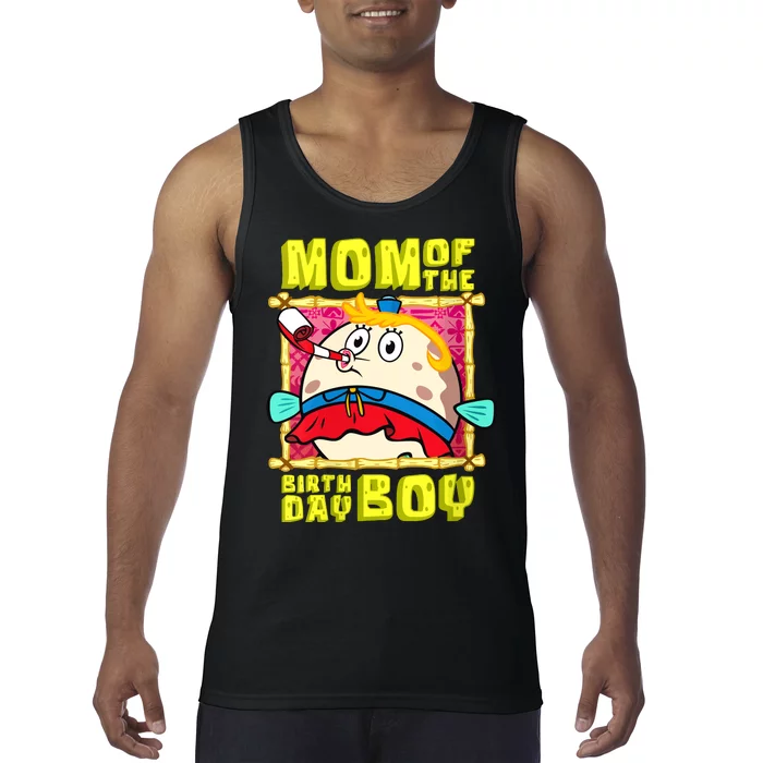 Mom Of The Birthday Boy Mother Gift Match Movies Tank Top