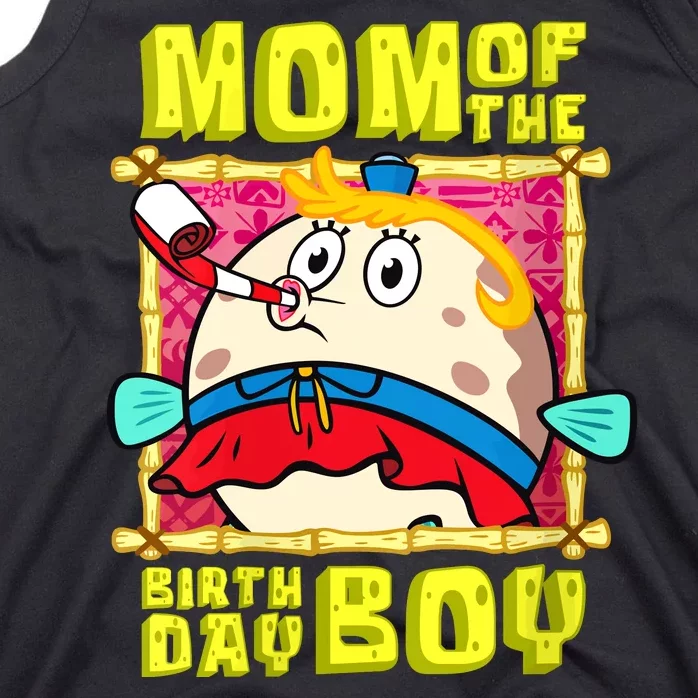 Mom Of The Birthday Boy Mother Gift Match Movies Tank Top