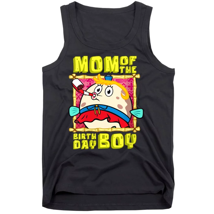 Mom Of The Birthday Boy Mother Gift Match Movies Tank Top