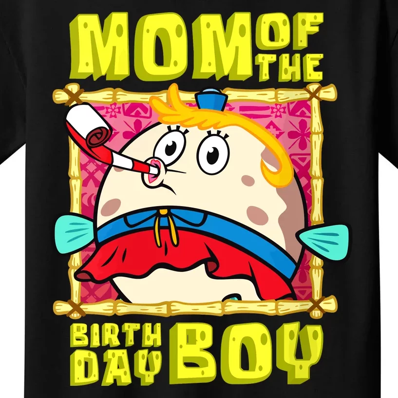 Mom Of The Birthday Boy Mother Gift Match Movies Kids T-Shirt