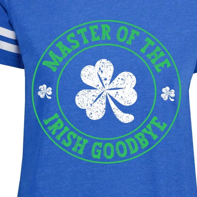 Master Of The Irish Goodbye St PatrickS Day Enza Ladies Jersey Football T-Shirt