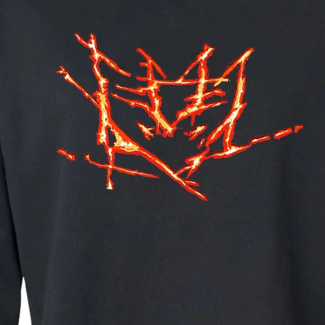 Mark Of The Fallen Commander Cropped Pullover Crew