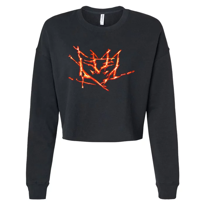 Mark Of The Fallen Commander Cropped Pullover Crew