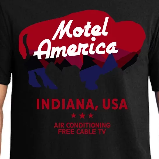 Motel America Indiana, USA Air Conditioning Free Cable TV Pajama Set