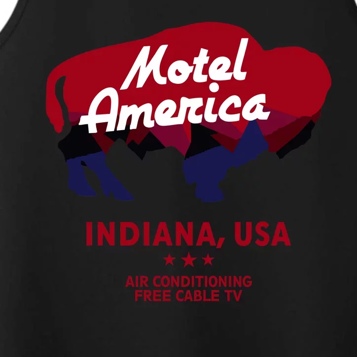 Motel America Indiana, USA Air Conditioning Free Cable TV Performance Tank