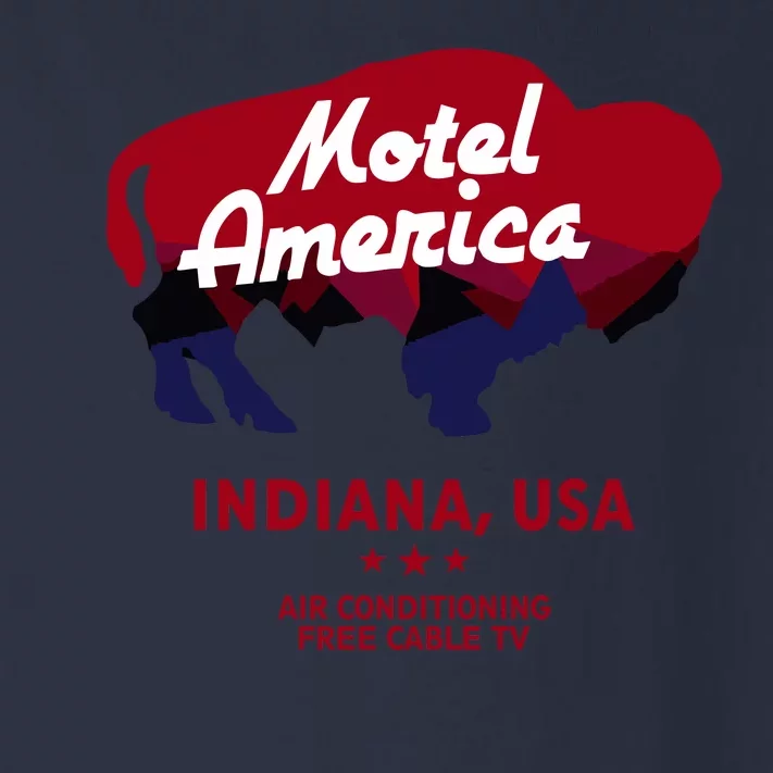 Motel America Indiana, USA Air Conditioning Free Cable TV Toddler Long Sleeve Shirt