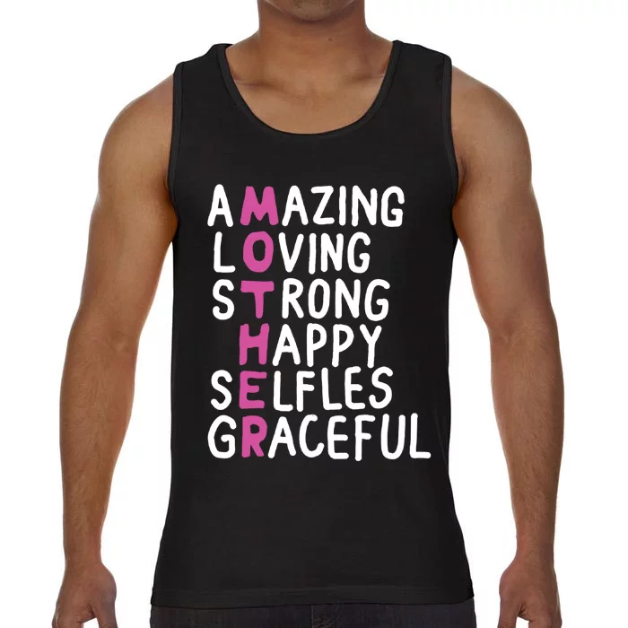 Mother Amazing Loving Strong Comfort Colors® Tank Top