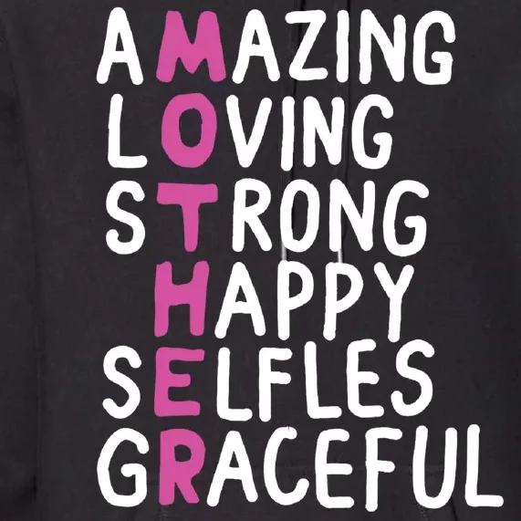 Mother Amazing Loving Strong Premium Hoodie