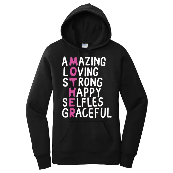 Mother Amazing Loving Strong Women's Pullover Hoodie