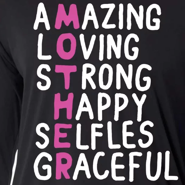 Mother Amazing Loving Strong Cooling Performance Long Sleeve Crew