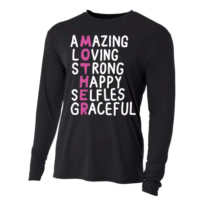 Mother Amazing Loving Strong Cooling Performance Long Sleeve Crew