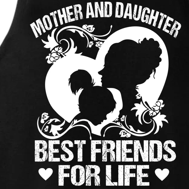 Mother And Daughter Best Friends For Life Ladies Tri-Blend Wicking Tank