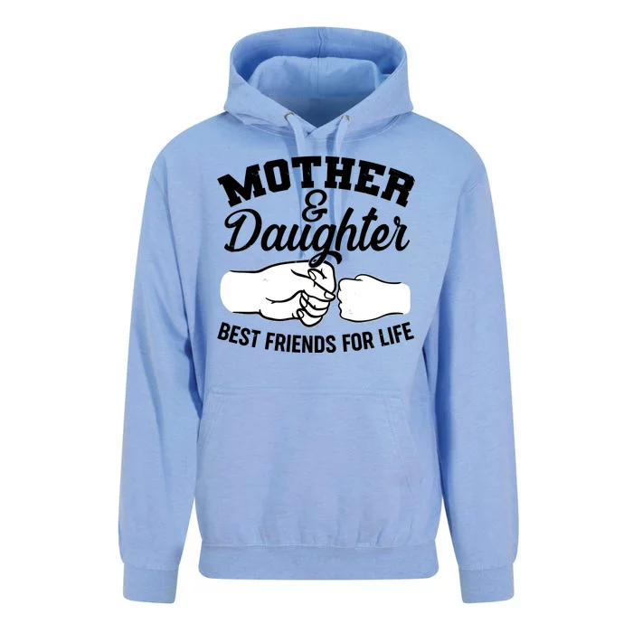 Mother and Daughter Best Friends For Life Fist Bump Unisex Surf Hoodie