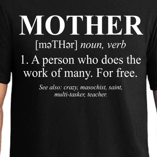 Mother Definition Mother's Day Pajama Set