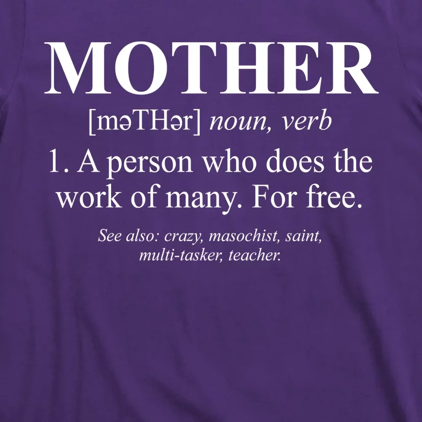 Mother Definition Mother's Day T-Shirt