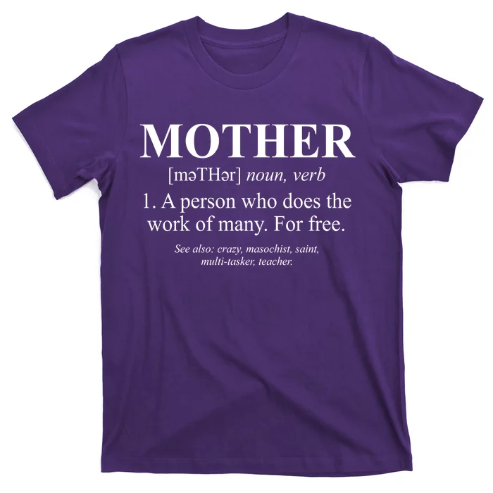 Mother Definition Mother's Day T-Shirt