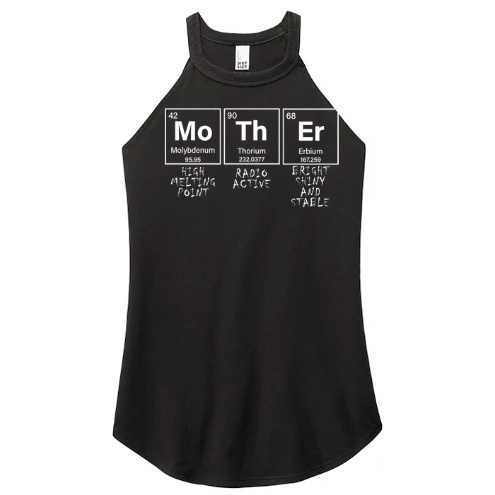 MoThEr Elements Funny Gift For Moms Women’s Perfect Tri Rocker Tank