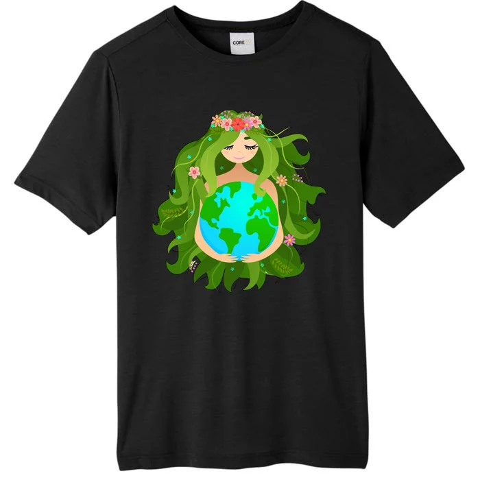 Mother Gaia Earth World Cute ChromaSoft Performance T-Shirt