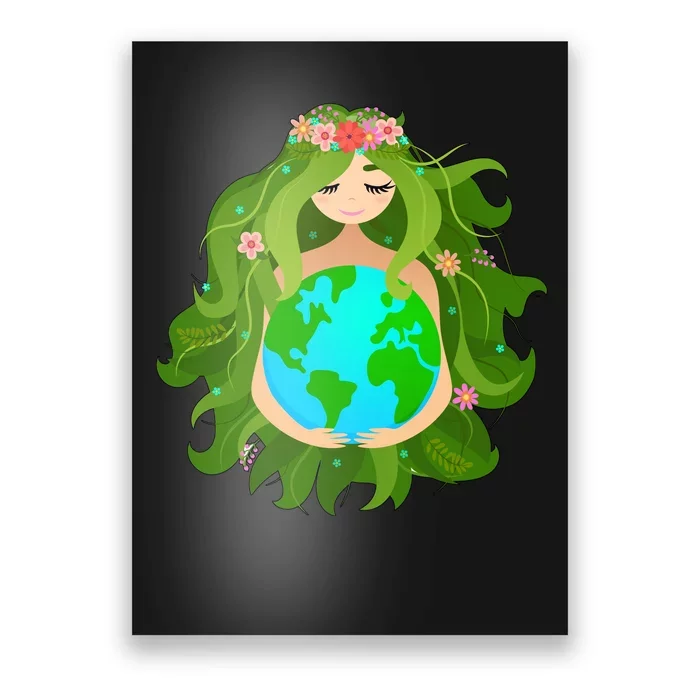 Mother Gaia Earth World Cute Poster