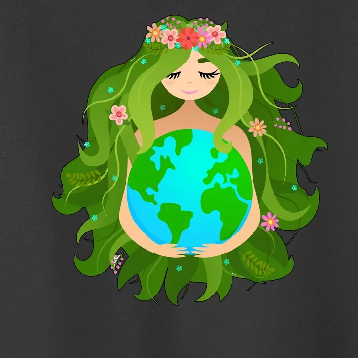 Mother Gaia Earth World Cute Toddler T-Shirt