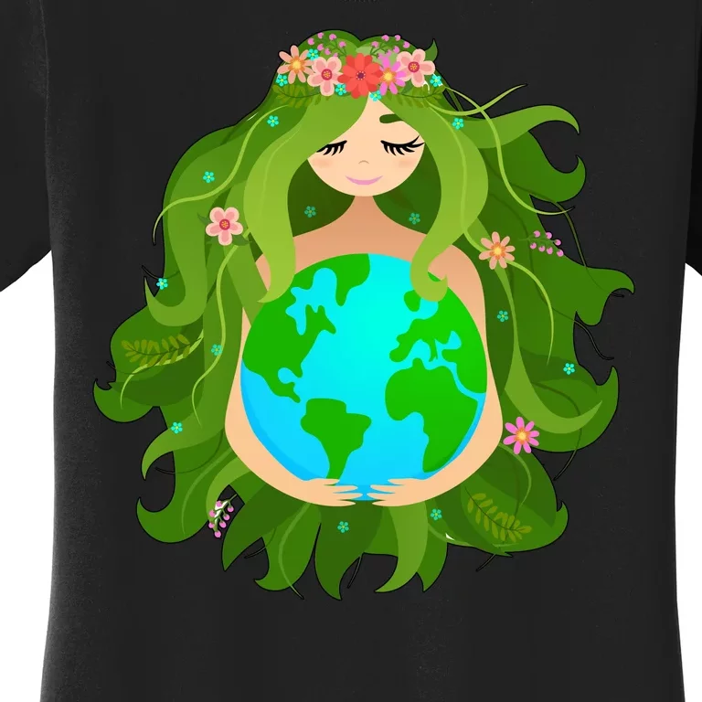 Mother Gaia Earth World Cute Women's T-Shirt