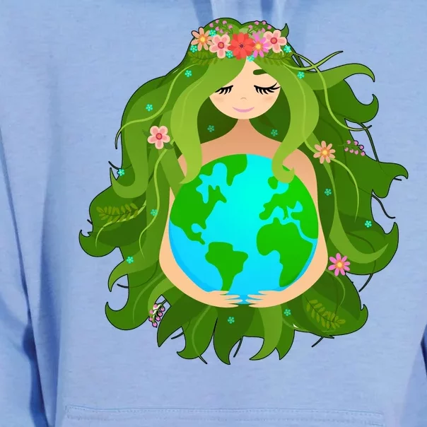 Mother Gaia Earth World Cute Unisex Surf Hoodie