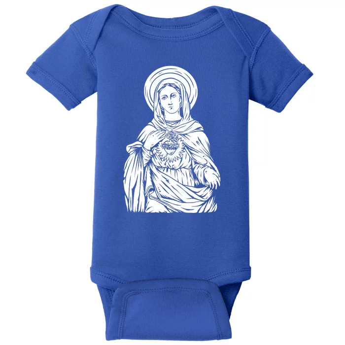 Mother Mary Baby Bodysuit