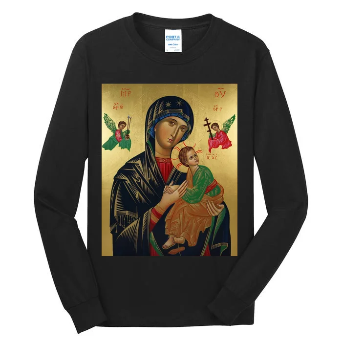 Mother Mary And Jesus Tall Long Sleeve T-Shirt