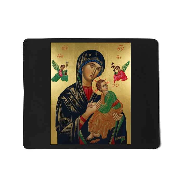 Mother Mary And Jesus Mousepad