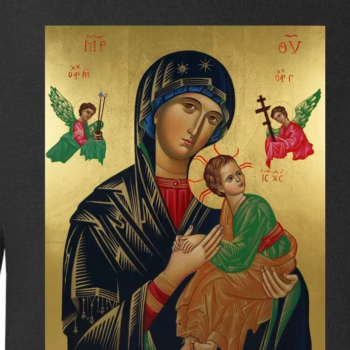 Mother Mary And Jesus Toddler Sweatshirt