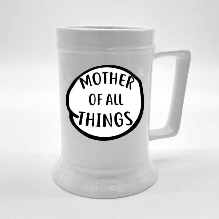 Mother Of All Things Front & Back Beer Stein