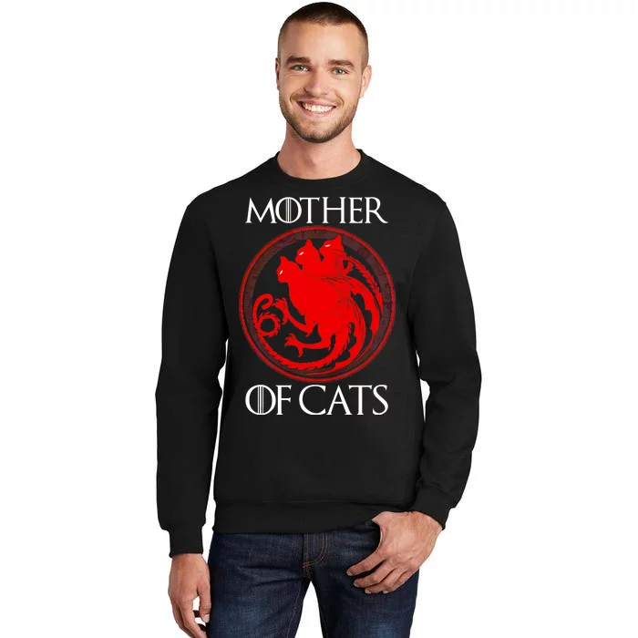 Mother Of Cats Tall Sweatshirt