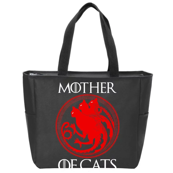 Mother Of Cats Zip Tote Bag