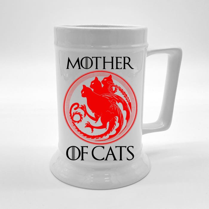 Mother Of Cats Front & Back Beer Stein