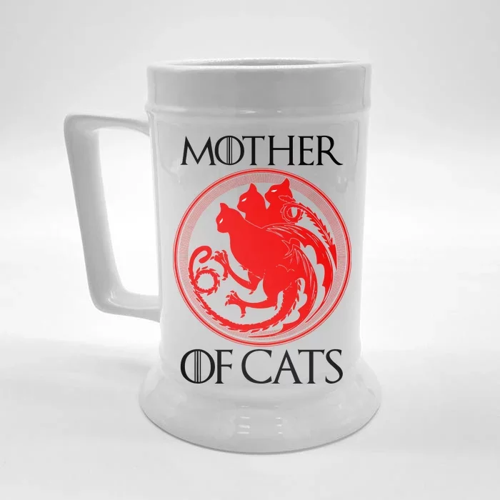 Mother Of Cats Front & Back Beer Stein