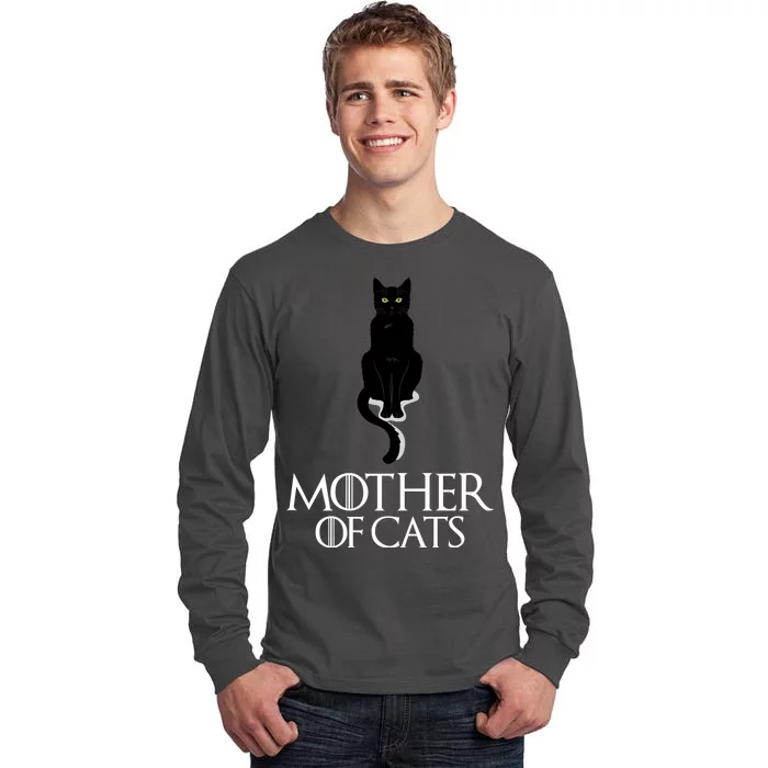 Mother of Cats Funny Cat Lover Tall Long Sleeve T-Shirt