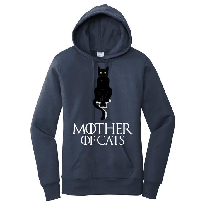 Mother of Cats Funny Cat Lover Women's Pullover Hoodie