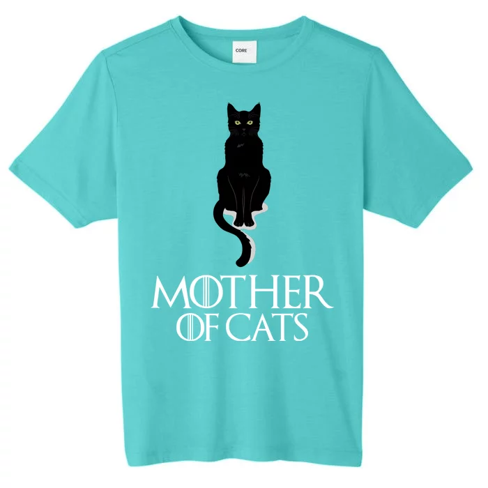 Mother of Cats Funny Cat Lover ChromaSoft Performance T-Shirt