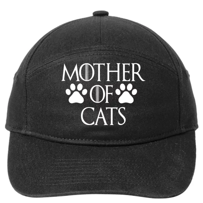 Mother Of Cats Meme 7-Panel Snapback Hat